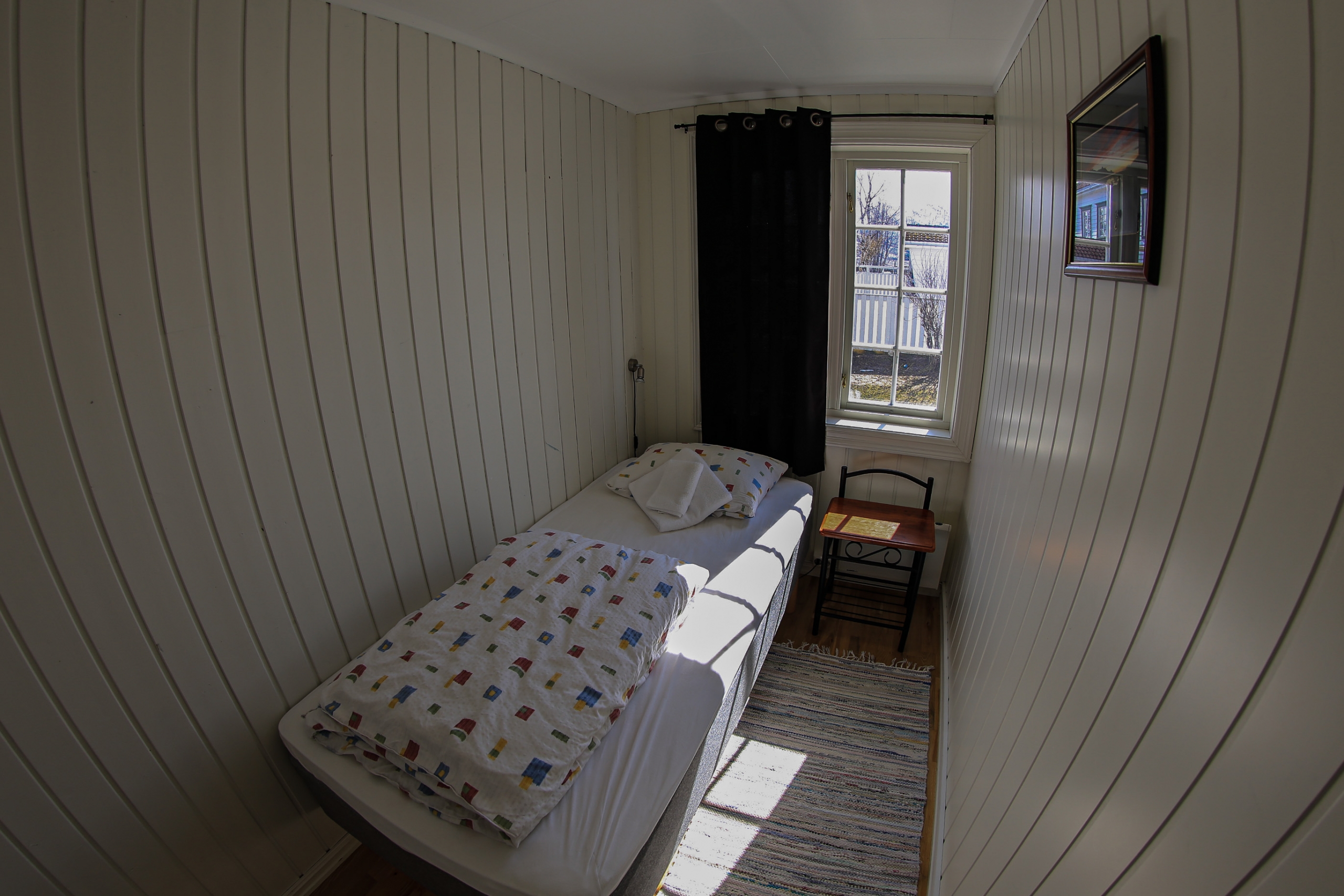 Bedroom 1 on 1 floor in Messa, holiday home in Nordreisa