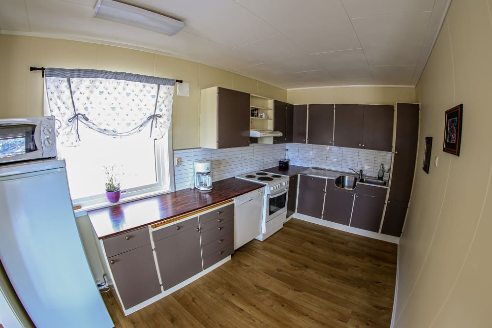 Kitchen in Per Arne house, holiday house in Nordreisa / Lyngen